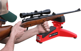 MTM Case-Gard Front Rifle Rest features a rubber pad that protects your forend